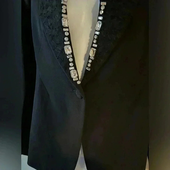 L’Agrence Lace and Jeweled Jacket - Picture 4 of 9